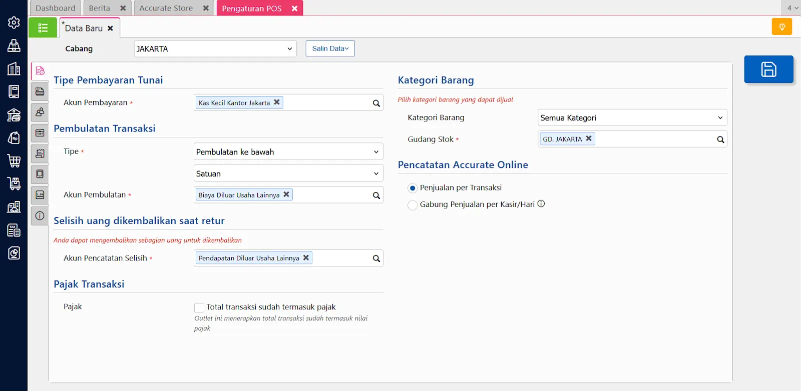 Cara Integrasi Accurate POS dengan Accurate Online